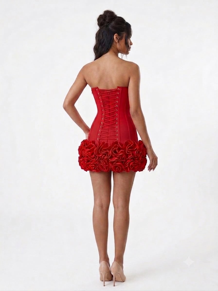 abito rose 3d
