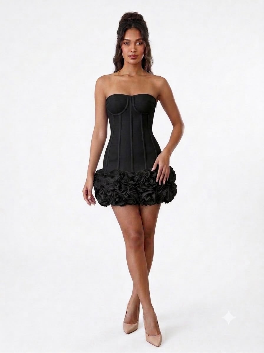 abito rose 3d